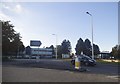 Roundabout on the A4, Newbury in RG14 2PB