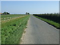 Minor road towards Meers Bridge  in LN13 0PF