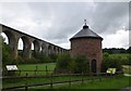 Newbridge Railway Viaduct from Ty Mawr Country Park in LL14 3JQ
