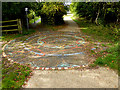 Mosaic on Bede's Way in NE32 5UN