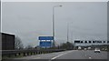 Entering Derbyshire, M1 in NG9 8HB