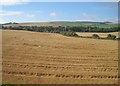 View from a Newcastle-Edinburgh train - Oxwell Mains in Broxburn (East Lothian)