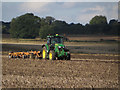 Cultivating near Winterton, N Lincs in DN15 9QZ