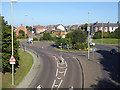 Roundabout on the A194 in NE33 5SQ