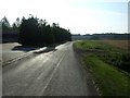 Minor road heading near Station Farm in Authorpe