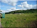 Fenced enclosures on farmland near Barton Hall in CA10 2NG