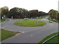 Roundabout at Chiswell Green in AL2 3HH