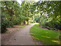 Path in Sheringham Park in NR26 8TU