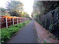 Footpath between Linden Close and the Hermitage in FY5 2TR