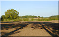 Ploughed field east of Lapley, Staffordshire in ST19 9QH