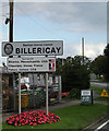Billericay Town Name sign in Havering's Grove