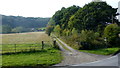 Track to Whitman's Hill Farm in WR13 5EY