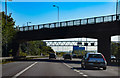 M6 passes under the B4118 bridge in B46 1TE