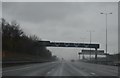 A wet M1, southbound in LE3 3LG