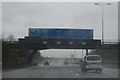 A very wet M1, near Leicester East Services, southbound in LE3 3QL