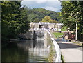 Dobson Locks on Leeds and Liverpool Canal, Apperley Bridge in BD10 0PU