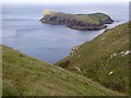 Mullion Island from Higher Predannack Cliff in TR12 7ET