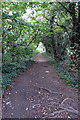 Path through the industrial estate in OX26 4SS
