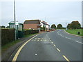 Bus stop and shelter on Durdar Road in CA2 4TJ