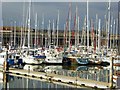 Yachts in the marina in DN31 3SH
