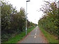 Cycle way following the former railway line from Louth to Grimsby in DN36 4GH