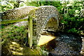 Beckford Packhorse Bridge over the River Yarty. in EX13 7AJ