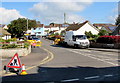 Sunnymead roadworks, Copplestone in EX17 5NR