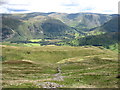 The descent from Birks in Patterdale