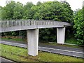Footbridge across the A690 in DH1 2JP