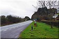 A438 on the border of Wales & England, Rhydspence near Whitney on Wye, Herefs in HR3 6EU
