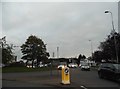 Roundabout on Ware Road, Hoddesdon in EN11 0PQ