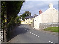 Meidrim - road past chapel in SA33 5QF