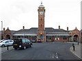 Whitley Bay Metro Station from Station Road in NE30 3DR
