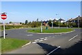 Bus turning circle and bus stop in Widdrington Station
