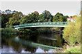 Footbridge spanning the River Wharfe in LS22 6HD