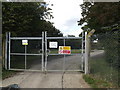 Gates of Stonham Aspal Sewage Works in IP14 6AA