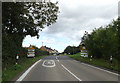 Entering Stonham Aspal on the A1120 Stowmarket Road in IP14 6AQ