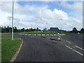 Roundabout on Mount Road, Bury St Edmunds in IP31 2QU