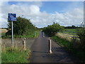 National Cycle Route junction in IP31 2QU