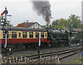 Royal Scot departing Kidderminster in DY10 3FA
