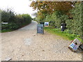 The lane to Bembridge Windmill in PO35 5YL