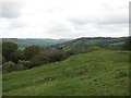 The A46 climbing up Swainswick Hill, viewed from Solsbury Hill in BA1 8EL