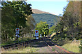 Northern exit from Tyndrum Upper station in FK20 8RQ