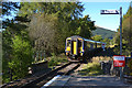 Train to Fort William and Mallaig leaves Tyndrum Upper station in FK20 8RQ