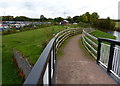 Canal towpath next to Kings Orchard Marina in WS13 8GE