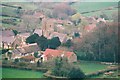 Looking down at Askerswell from the A35 in DT2 9EN