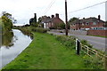 Canal and road in Hademore in WS13 8XA