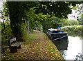 Narrowboats moored along the Birmingham & Fazeley Canal in B78 3ER