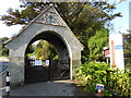 Gateway to Niton church in PO38 2BB