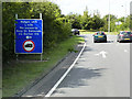 Northbound A134 in IP31 1FE